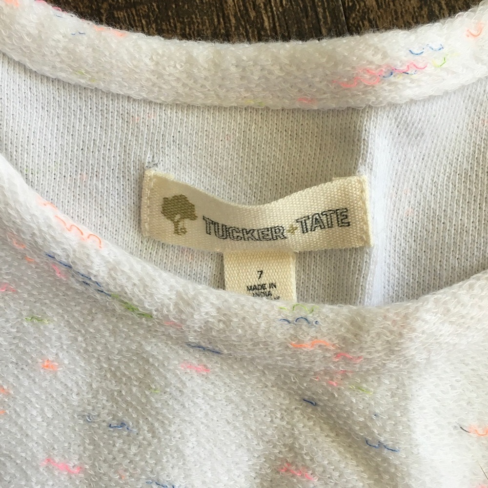 Tucker + Tate White Sleeveless Casual Dress - Picture 2 of 6